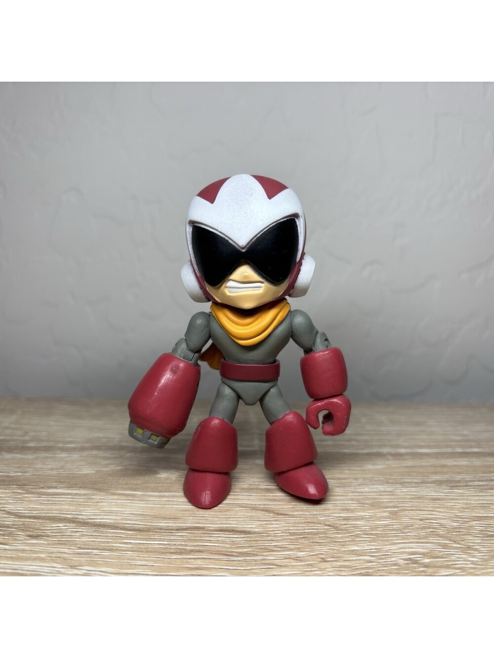 Kidrobot Mega Man Protoman 3 Inch Mini Vinyl Figure Capcom Loose Toy